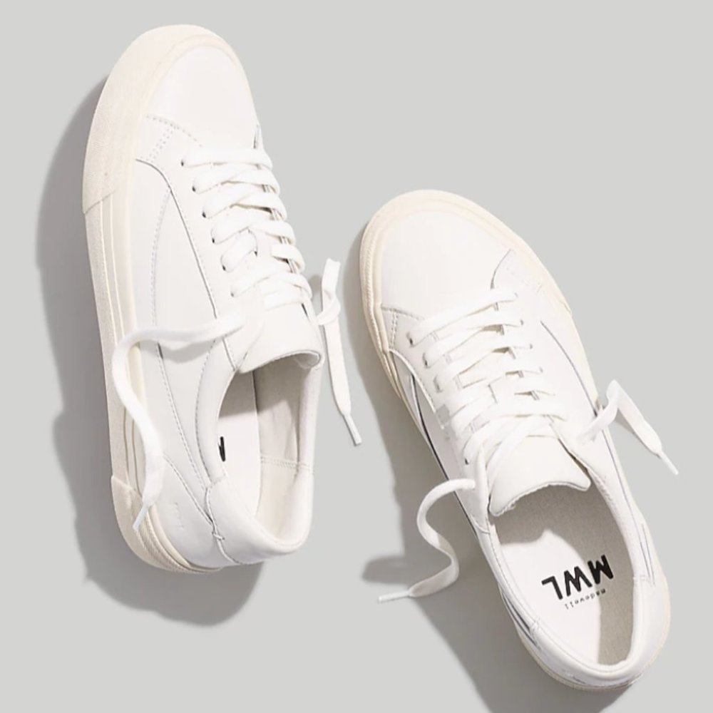 Madewell Sidewalk Low-Top Sneakers, Size 5.5
